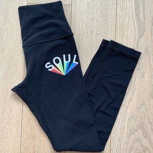 SoulCycle x Lululemon SoulPride 7/8 legging